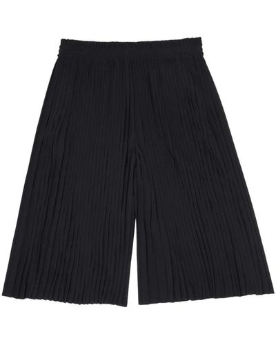 MM6 by Maison Martin Margiela Long Shorts - Black