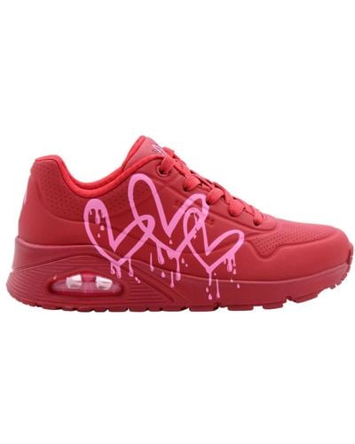 Zapatos skechers hotsell invierno rojos