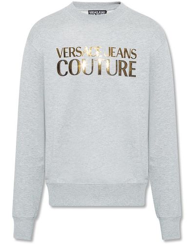 Versace Sweatshirt with logo - Grau