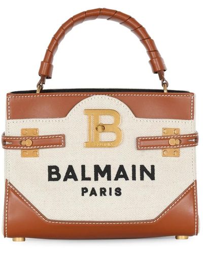 Balmain Bags > handbags - Marron