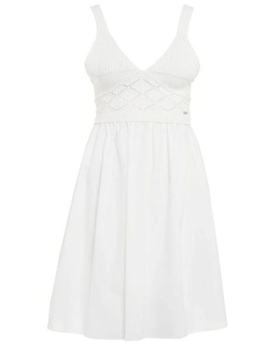 Liu Jo Short Dresses - White