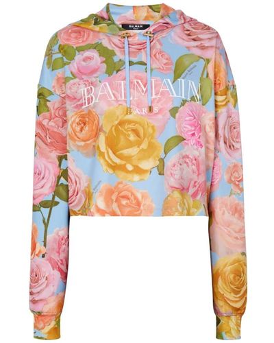 Balmain Sweatshirts & hoodies > hoodies - Rose
