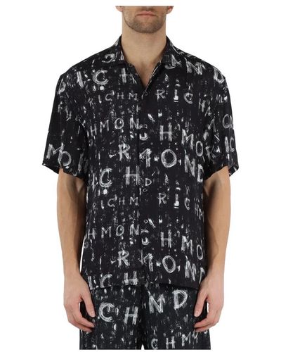 RICHMOND Shirts > short sleeve shirts - Noir