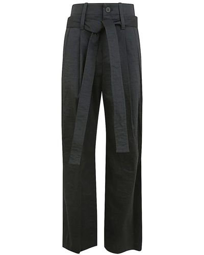 Issey Miyake Wide Trousers - Grey