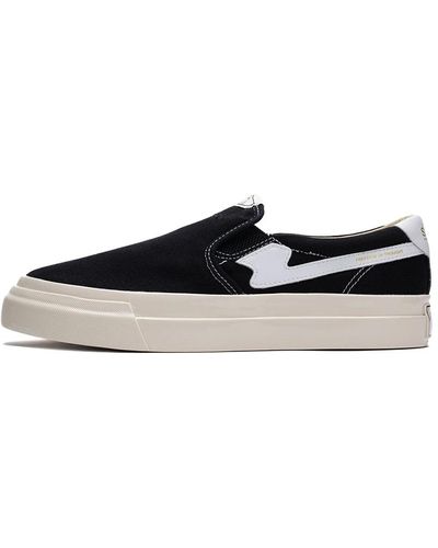 Stepney Workers Club Canvas slip-on sneakers per donne - Nero