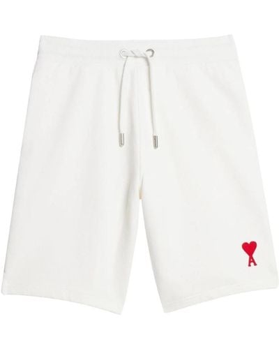 Ami Paris Casual shorts - Bianco