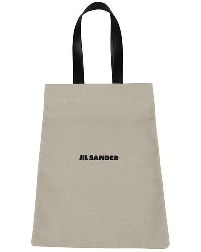 Jil Sander Tote Bags - Grey