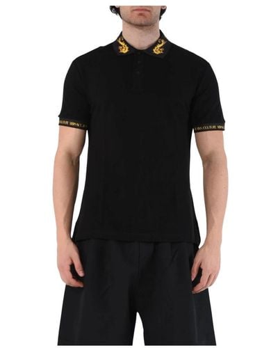 Versace Jeans Couture Polo Shirts - Black