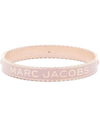 Marc Jacobs Sand/rose gold medaillon armreif - Pink