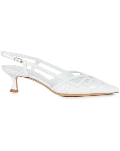 Mara Bini Court Shoes - White
