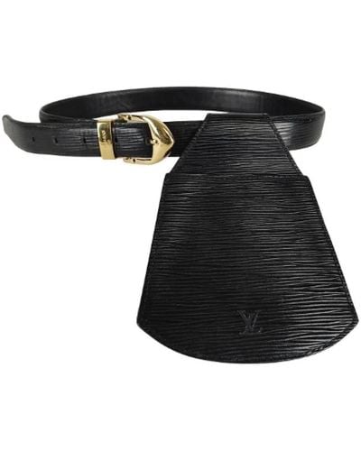 Ceinture femme Louis Vuitton MP144 cuir verni noir taille 40