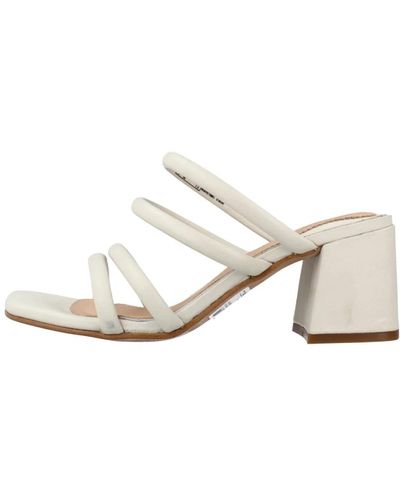Clarks Shoes > heels > heeled mules - Blanc