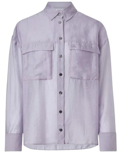 Calvin Klein Shirts - Purple