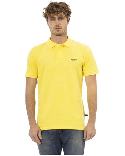 Baldinini Trend Yellow Cotton Men Hoodie