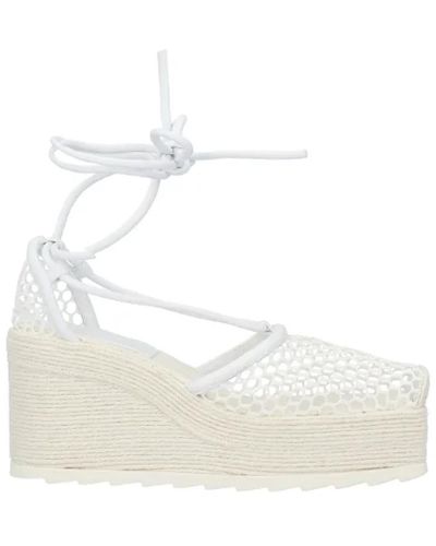 Bottega Veneta Leder sandals - Weiß
