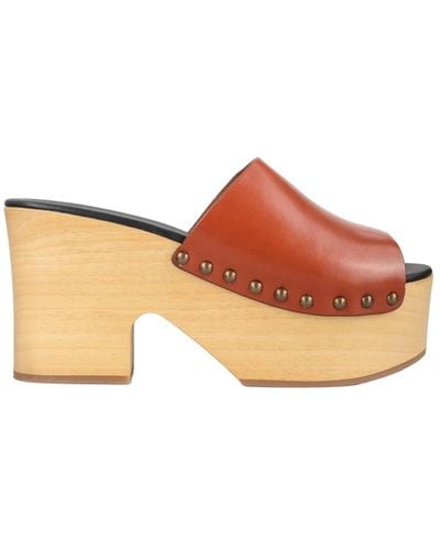 Max Mara Shoes > heels > heeled mules - Orange