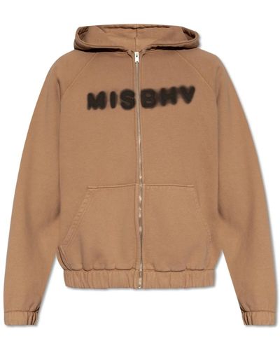 MISBHV Reißverschluss-hoodie - Braun