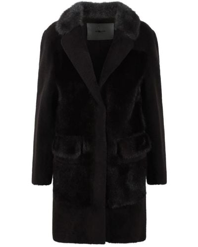 Blancha Faux Fur & Shearling Jackets - Black
