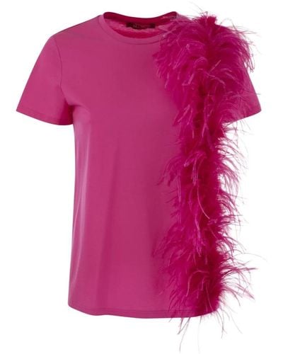 Max Mara Studio T-Shirts - Pink