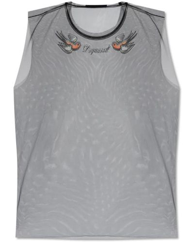 DSquared² Tops > sleeveless tops - Gris