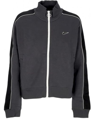 Nike Sportswear fleece track top - Schwarz
