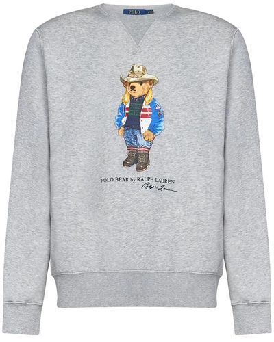 Polo Ralph Lauren Vally Bear Sweatshirt -S - Grau