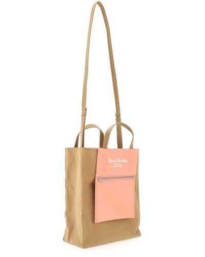 Acne Studios Baker out medium tote tasche - Pink