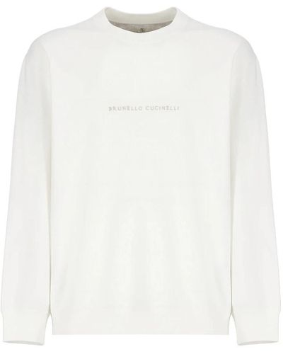 Brunello Cucinelli Sweatshirts - White