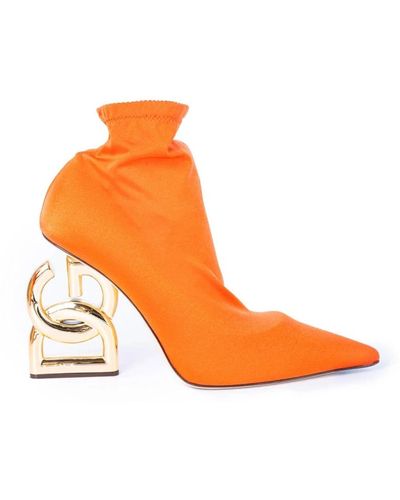 Dolce & Gabbana Heeled Boots - Orange