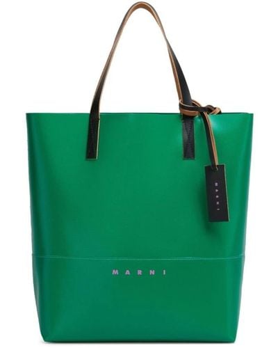 Marni Tote Bags - Green