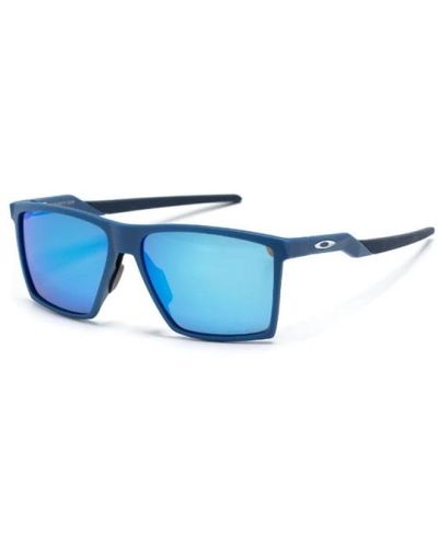 Oakley Blaue sonnenbrille mit zubehör