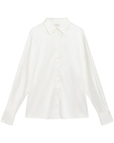 Maliparmi Camicia silk satin - Bianco