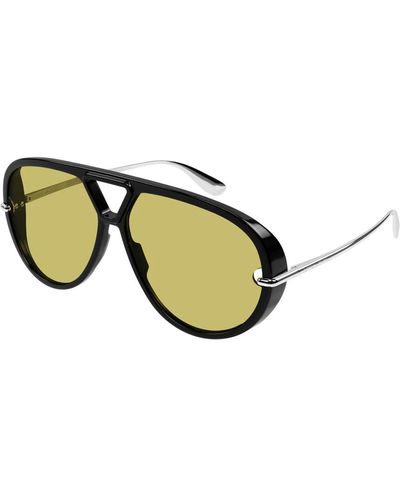 Bottega Veneta Aviator-sonnenbrille mit ikonischem design - Mettallic