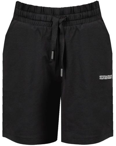 Silvian Heach Shorts de cintura alta - Negro