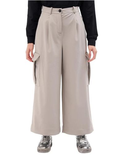 Rrd Wide Trousers - Natural