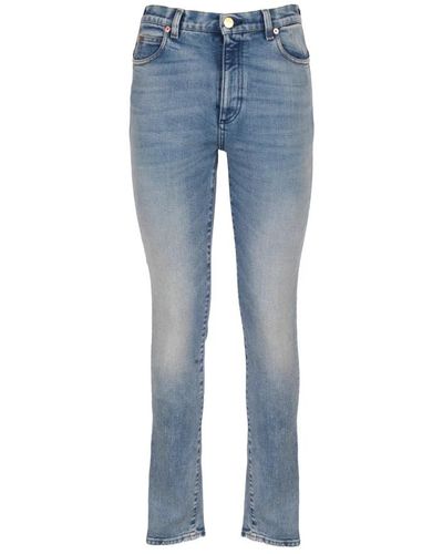 Gucci Blaue stonewashed skinny jeans