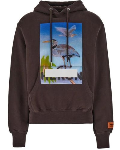 Heron Preston Stylischer felpe sweatshirt - Braun