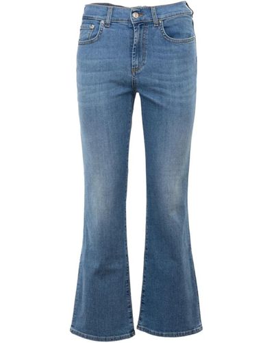 Roy Rogers High waist bootcut jeans zandra - Blau