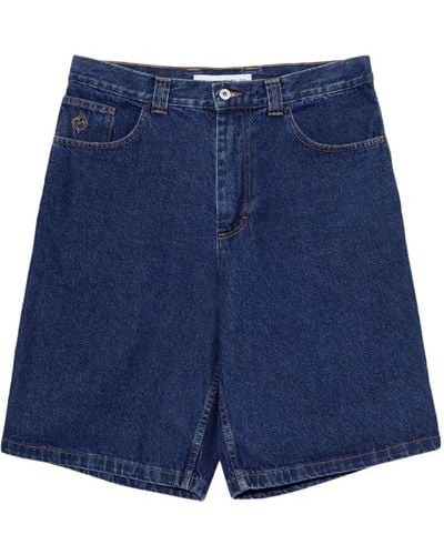POLAR SKATE Shorts > denim shorts - Bleu
