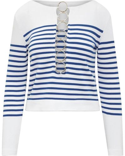 The Seafarer Knitwear > round-neck knitwear - Bleu