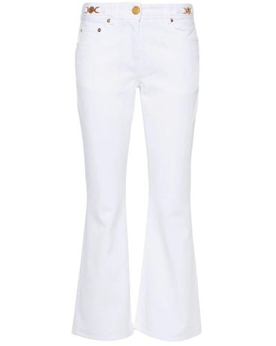 Versace Boot-Cut Jeans - White