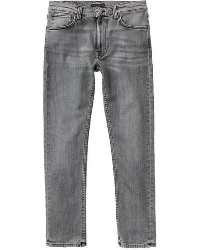Nudie Jeans Lean Dean Smooth Contrast L34 36 - Grey