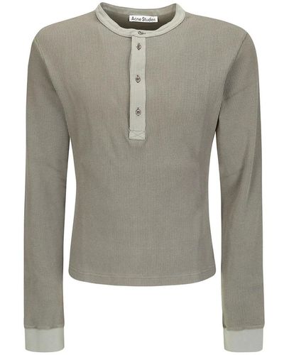 Acne Studios Long Sleeve Tops - Gray