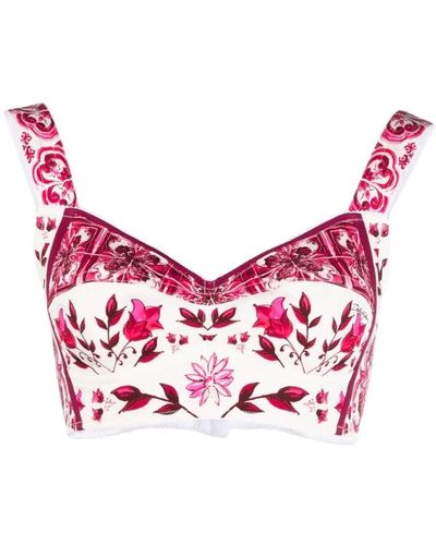 Dolce & Gabbana Sleeveless tops - Pink