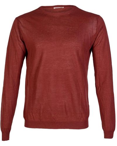 L.B.M. 1911 Round-Neck Knitwear - Red