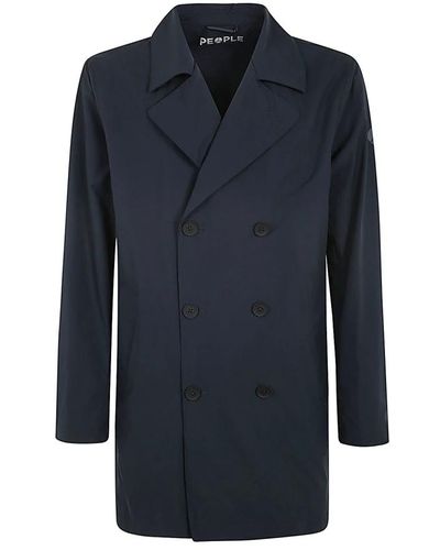 People Of Shibuya Coats > double-breasted coats - Bleu