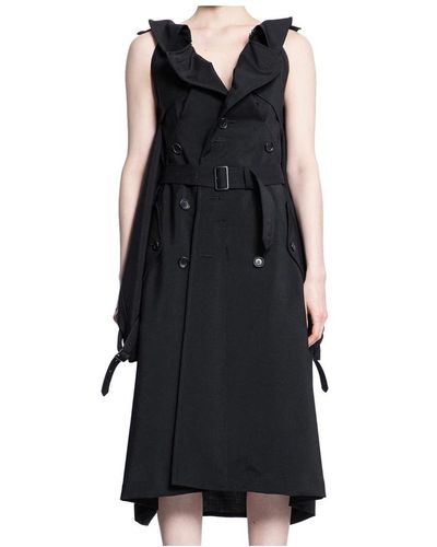 Junya Watanabe Coats > trench coats - Noir