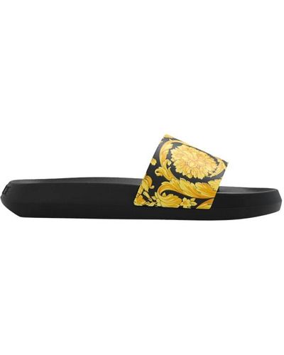 Versace Barocco slides - Gelb