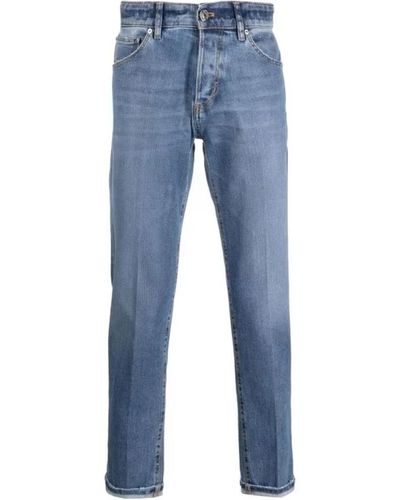 PT01 Jeans > slim-fit jeans - Bleu