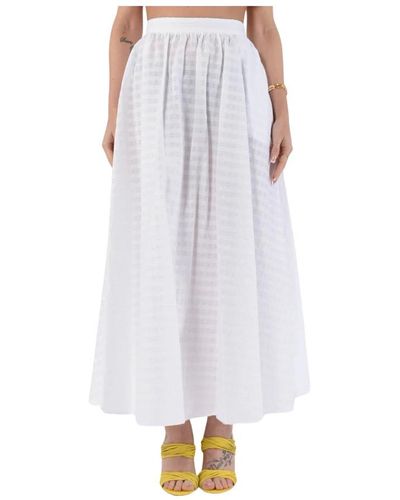MSGM Maxi Skirts - White